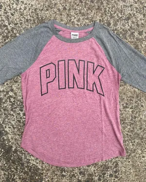 PINK Victoria’s Secret 3/4 Sleeve Tee thumbnail 1