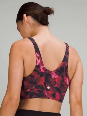 Lululemon Nulu Front Darting Yoga Bra Size 6 Intensity Pink Blossom Multi thumbnail 9