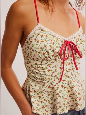 Free People Sammi Antique Ivory Tank thumbnail 1