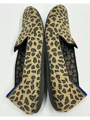 Rothy's Shoes Womens Size 7.5 The Loafer Leopard Print Round Toe Comfort Slip On thumbnail 9