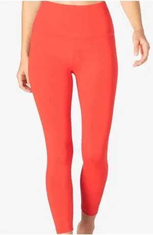 Beyond Yoga High Rise Space Dye Leggings Women's Size L Orange Activewear‎ thumbnail 1
