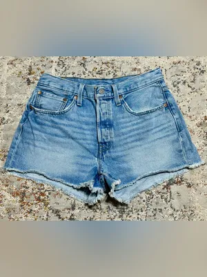 LEVI’S 501® Original High Waist Denim Cutoff Shorts size 30 thumbnail 3