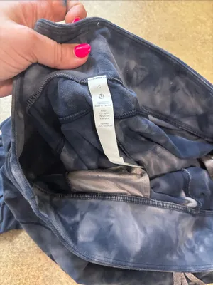 lululemon athletica Women's Tie-Dye Navy/Gray Track Joggers thumbnail 3