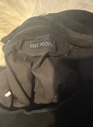 NWT Free People Bobbi Slouch Suede Tote In Black $98 MSRP 100% Leather No refunds returns or cancellations thumbnail 10