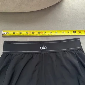Alo Yoga Match Point Tennis Skirt Black S thumbnail 3