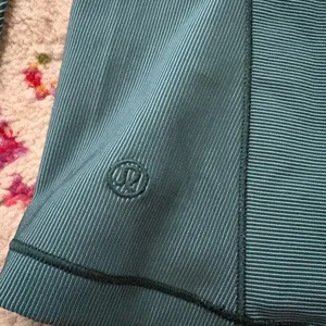 Lululemon Two Toned Ribbed Running Half Zip thumbnail 5