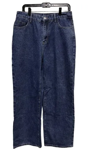 ACR) Women's Jeans‎ Size 32x30 Blue Tapered High Rise Medium Wash Cotton Mom thumbnail 1