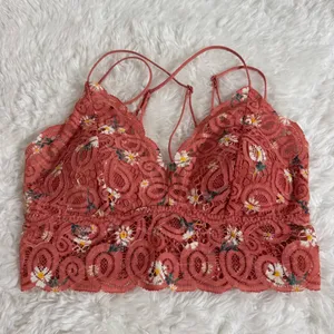 Victoria’s Secret Pink Floral Lace Bralette Size Medium thumbnail 6
