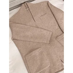 Madewell Mattson Herringbone Sweater Coat Cardigan 100% Merino Wool Sz S Blazer thumbnail 7