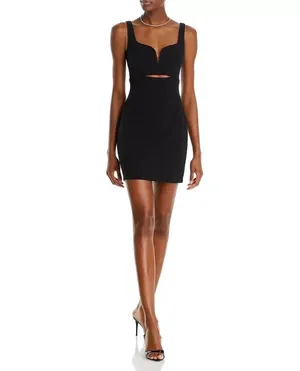 AQUA Dress Mini Black thumbnail 2