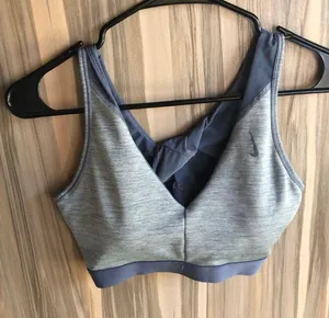 Nike sports bra blue in color size large thumbnail 3