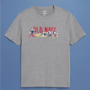 Old Navy x Disney Collab Gray Cartoon Graphic Tee Sz M thumbnail 1