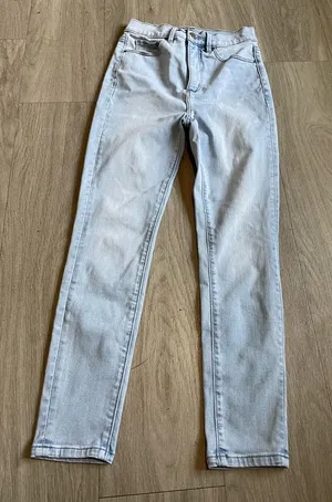 Ann Taylor Light Blue Skinny Jeans thumbnail 1