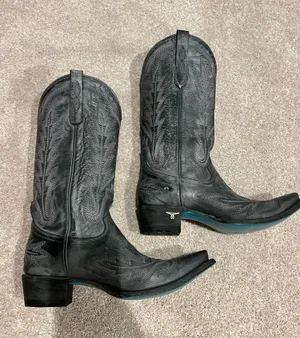cowboy boots Black Size 8.5 thumbnail 1
