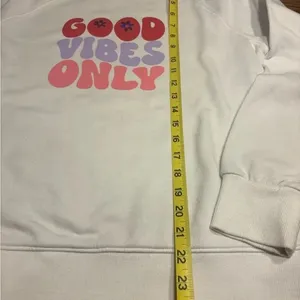 Ladies Small Good Vibes Crew Neck Sweatshirt thumbnail 4