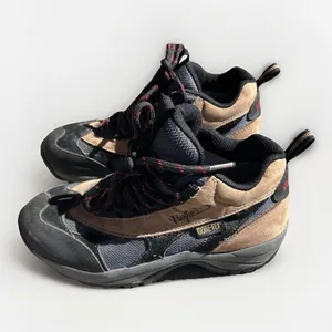 Vasque Womens 7.5 Gore-Tex VST Hiking Shoes Brown Black Suede‎ Waterproof Trail thumbnail 2
