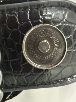 Crocodile Style Crossbody Black Bag thumbnail 13