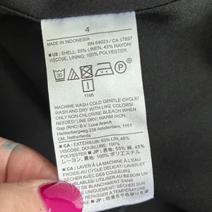 Banana‎ Republic Factory Womens 4 Black Linen Blend Boat Neck Mini Dress NWT thumbnail 7