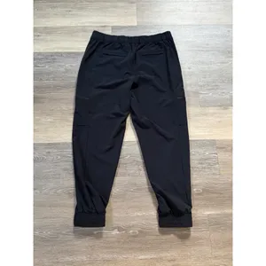T by Talbots  Black Cargo Joggers with Zip Pockets Small Petite thumbnail 3