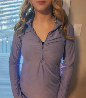 New Balance Purple dri-fit zip up thumbnail 1