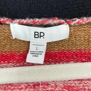 BP. Striped Crop Button Up Cardigan Sweater Marble Size Large NWT thumbnail 4