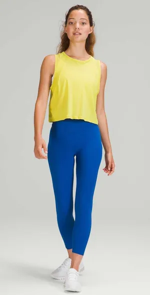 Lululemon Women’s Base Pace HR Tight Legging 25” SYMB Blue Size 4 $98 New w/tag thumbnail 5