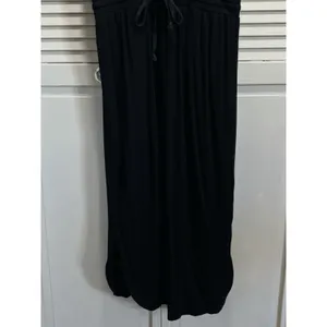 Oliviaceous Black Sleeveless Tank Maxi Dress Size Medium Elastic/Tie‎ Waist thumbnail 3