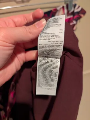 Banana Republic Faux Wrap Purple Pink Skirt thumbnail 12
