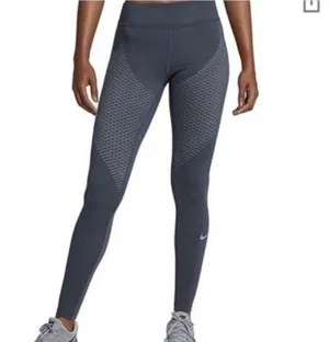 Nike Zonal Strength Women Size Small Slate Blue Running Leggings thumbnail 1