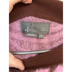 Anthropologie‎ Skirt Fuzzy Rib Trim Waist Pink Wine Size Medium Funky Retro NWT thumbnail 7