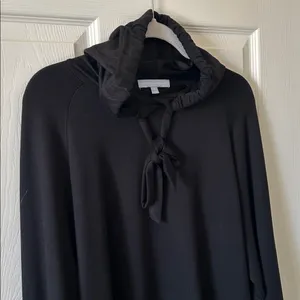 Antonio Melani Indie Sleaze Black Unwind Hoodie Soft Sweatshirt Sz LNWT thumbnail 3