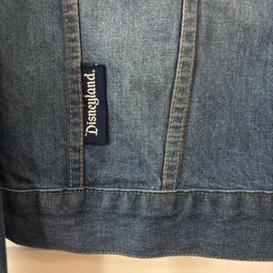 Disneyland Denim‎ Jacket Women XXL Trucker Mickey Mouse Buttons Disney Retro thumbnail 3