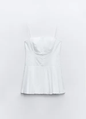 ZARA Embroidered Dress thumbnail 7