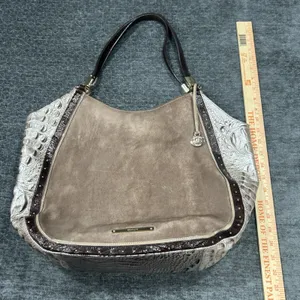 Brahmin Thelma Tote Chardonnay – Croc‎ Embossed & Suede thumbnail 7