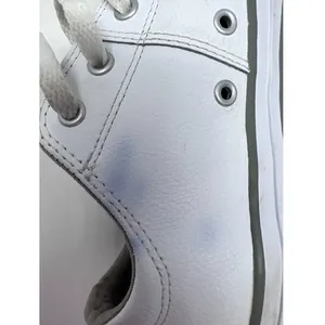 Converse All Star Junior Leather Sneaker Size‎ 6 Blue Spots on Left Side in Pic. thumbnail 7