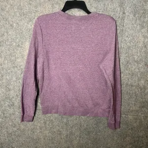 Nike Sweatshirt‎ Women size small Purple Crew Neck Pullover Long Sleeve thumbnail 7