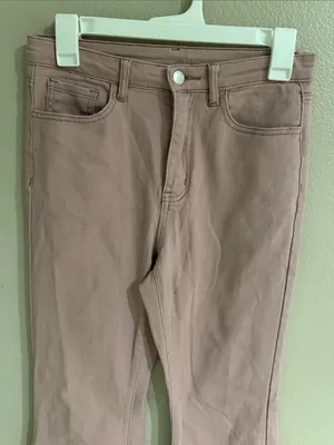 SheIn Pink Flared Jeans thumbnail 4