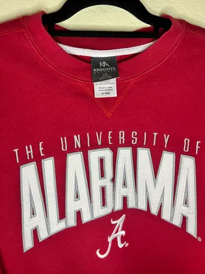 University of Alabama red crewneck sweatshirt thumbnail 3