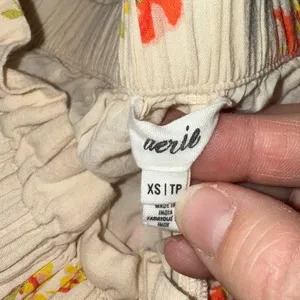 Aerie Rock 'n' Ruffle Skort Cream Floral Skort with Ruffles thumbnail 11
