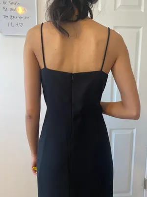 Long Black Prom / Formal Dress thumbnail 4