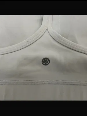 CRZ yoga white sports bra large thumbnail 3