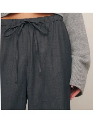 Reformation Olina Pant in Charcoal thumbnail 2