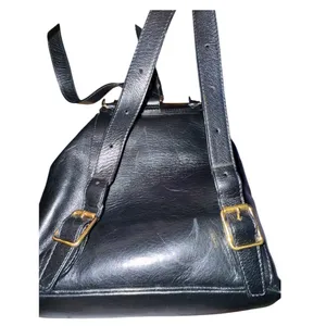 Gucci Black Leather Bamboo Mini Backpack thumbnail 11