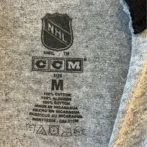 Washington Capitals CCM NHL Gray Raglan‎ Long Sleeve T-Shirt M thumbnail 5