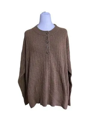 Women's Madewell Sweater, Brown, Size M thumbnail 1