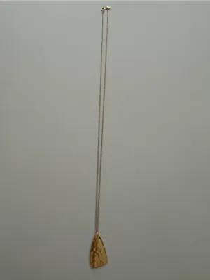 Gorjana Gold long hammered Necklace thumbnail 2