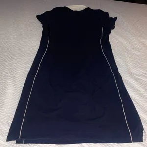 Lauren Ralph Lauren Navy and Cream Collar Top Size Large Tennis Dress thumbnail 2