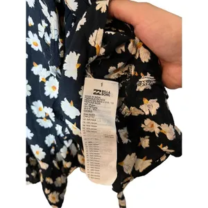 Billabong Black‎ Flower Print Wrap Mini Dress Size Small thumbnail 9