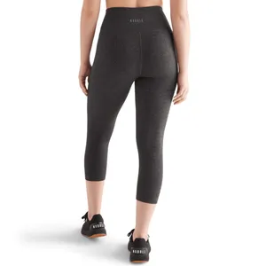 NOBULL High Rise Tight 21” Women’s Medium Charcoal Heather Workout Training Gym thumbnail 6