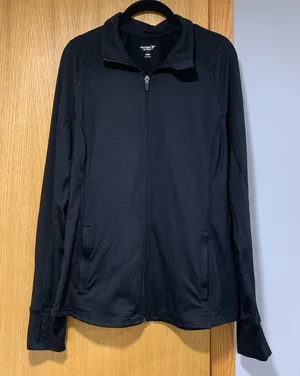 Old Navy Active Women's Go-Dry Black Full Zip Sweater - Size Large thumbnail 1